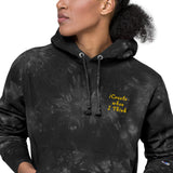 iCreate Unisex Champion tie-dye hoodie