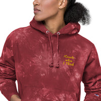 iCreate Unisex Champion tie-dye hoodie